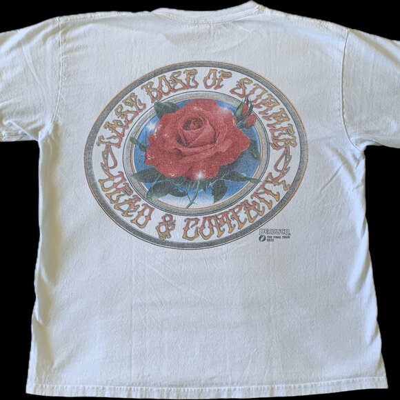 OFFICIAL Dead and Company 2023 Final Tour T-Shirt Large White - Picture 2 of 2